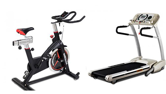 跑步机和动感单车哪个减肥效果好？图1