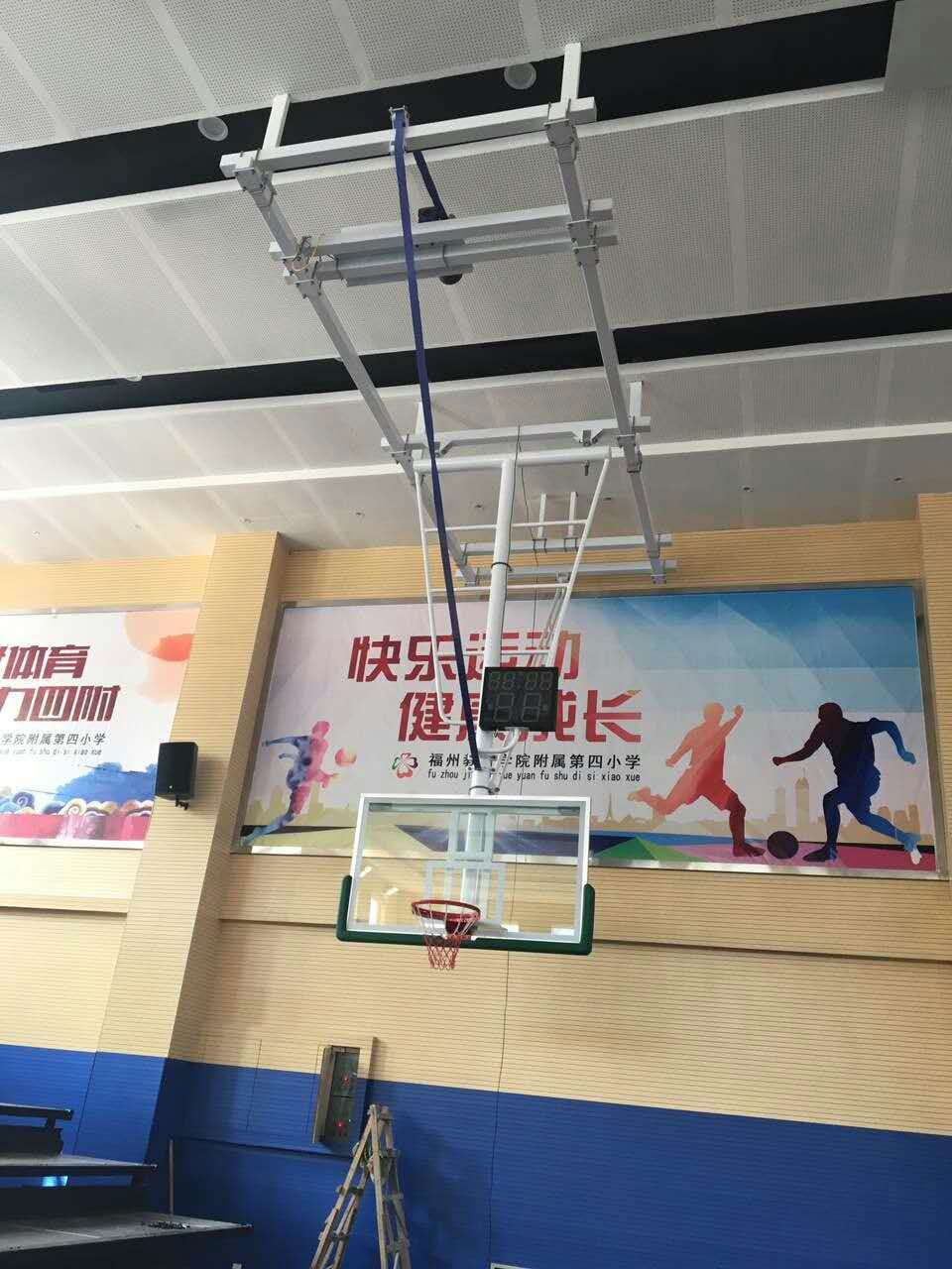 市面上对于电动悬空篮球架的质量要求
