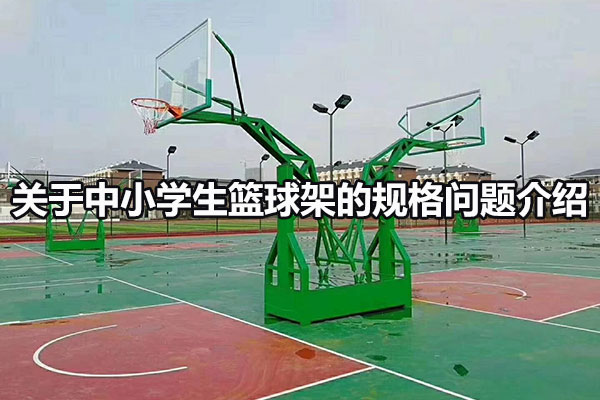 关于中小学生篮球架的规格问题介绍图1