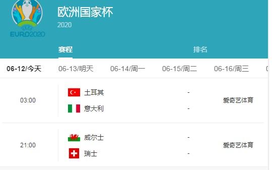 2020欧洲国家杯首场意大陕西韩记利迎战土耳其，花落谁家图1