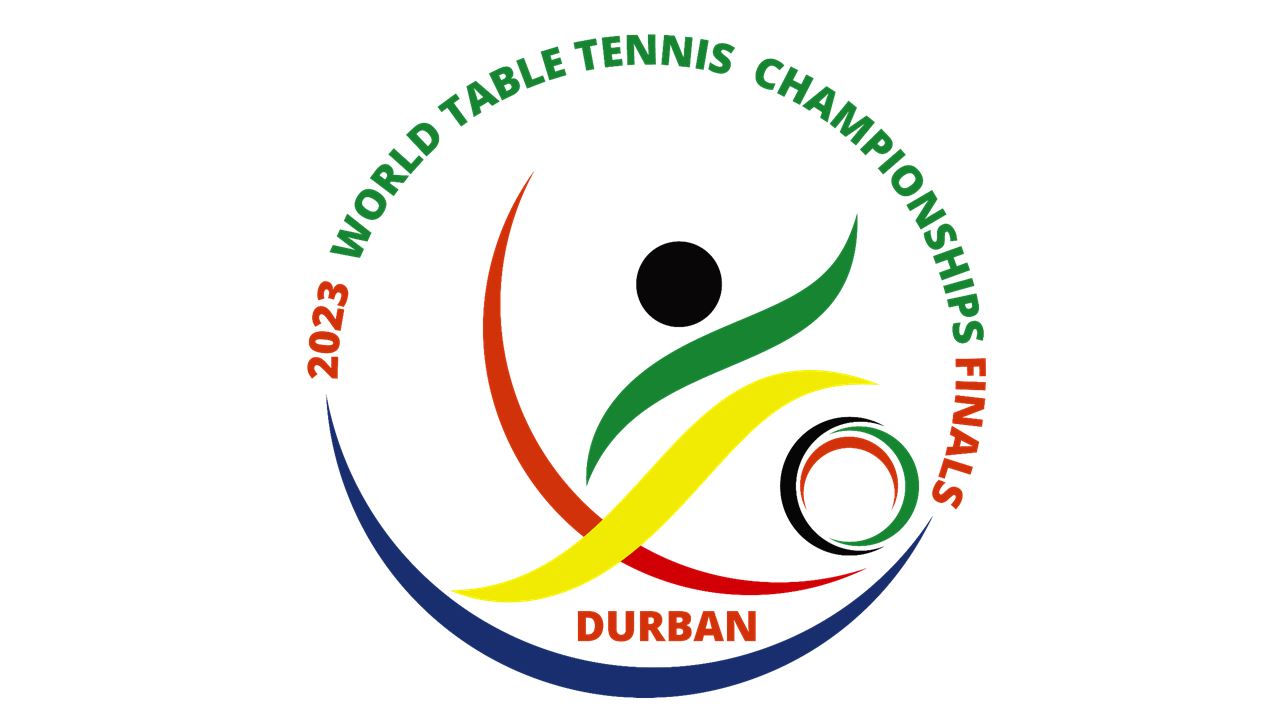 南非德班公布2023年世乒赛LOGO图1
