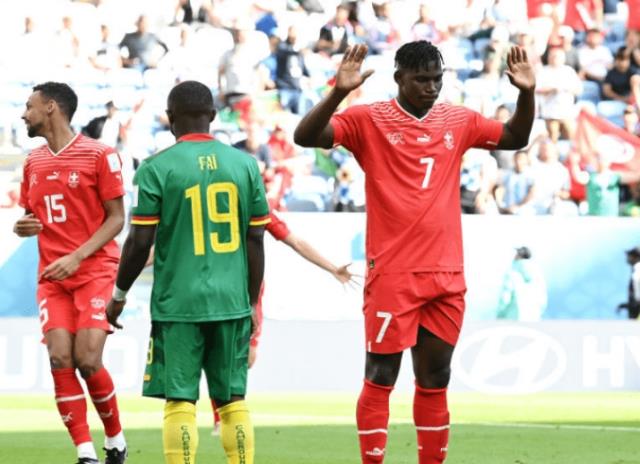 世界杯G组瑞士vs喀麦隆1-0(中国vs喀麦隆)