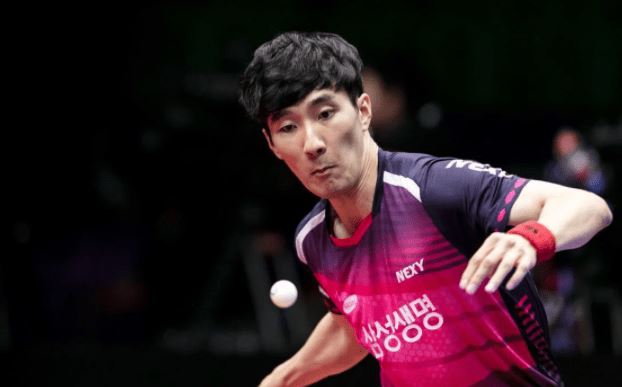 剑不老！韩国乒乓球老将连续赢了两场比赛，38岁的世界冠图1